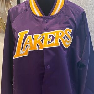 47 Brand Purple and Yellow Lakers Jacket